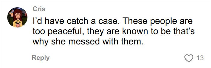 Comment by Cris discussing a teen pepper-spraying tourists and consequences taught by a judge.
