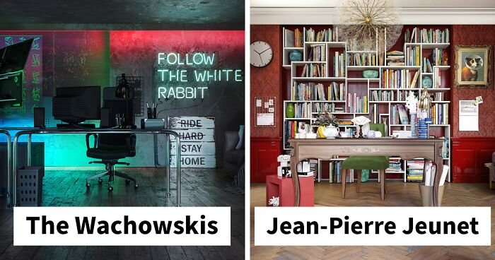 If 7 Iconic Movie Directors Like Wes Anderson And David Lynch Designed Home Offices