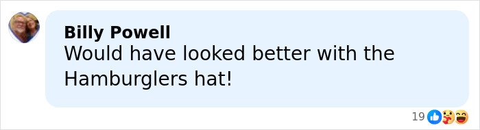 Comment by Billy Powell criticizing Melania and Donald Trump's Christmas card, mentioning a Hamburgler hat and expressing dissatisfaction.