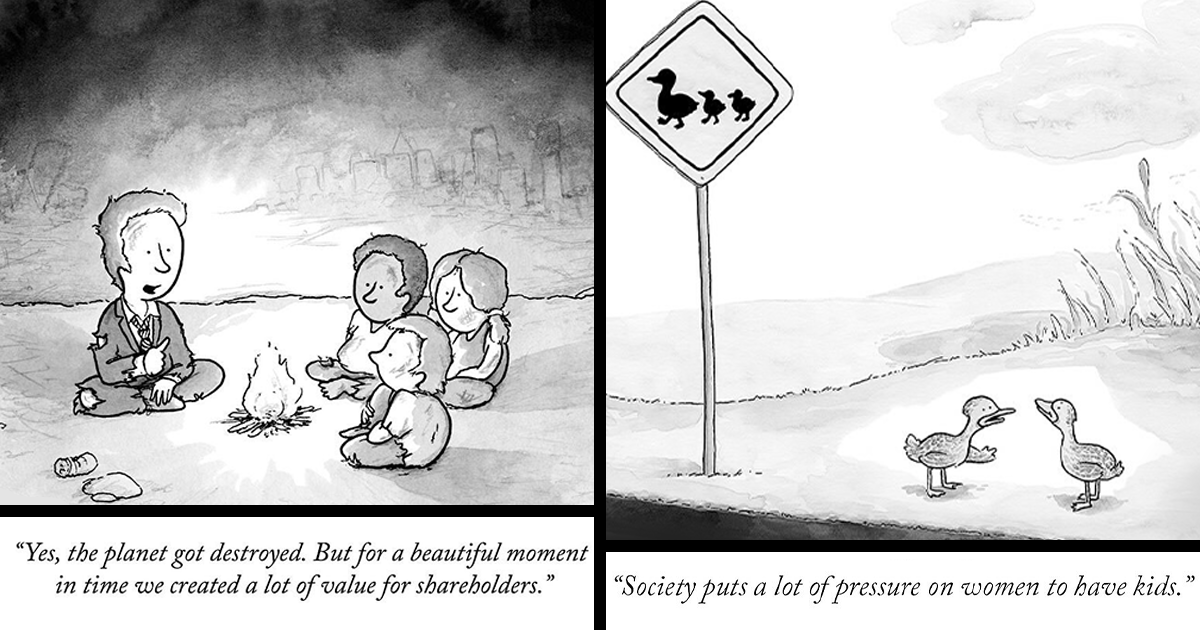 50 Witty One-Panel Comics By The New Yorker Cartoonist Tom Toro (Best Pics)