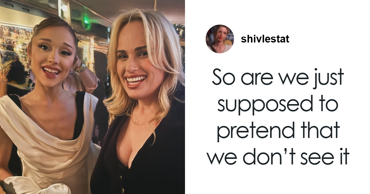 People Notice Bizarre Detail After Rebel Wilson Shares Photo With Ariana Grande