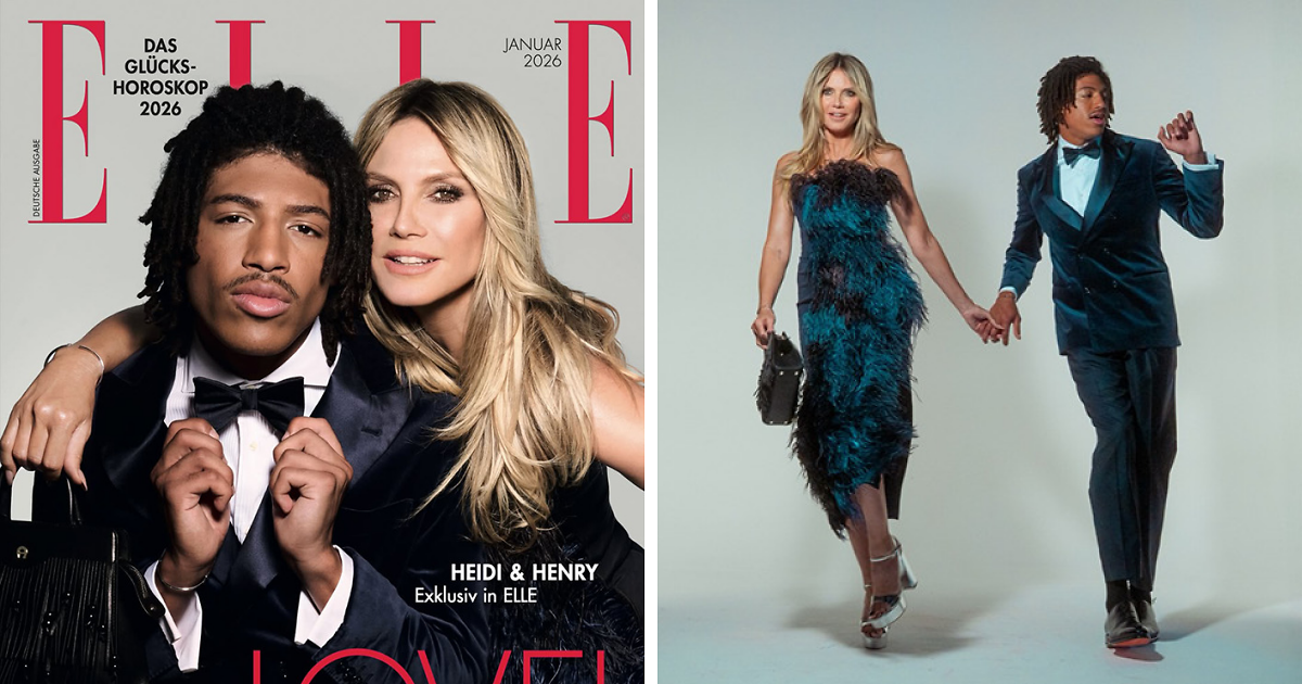 Heidi Klum Sparks Outrage With ‘Elle’ Cover Alongside Son Fans Slam As Not “Model Material”