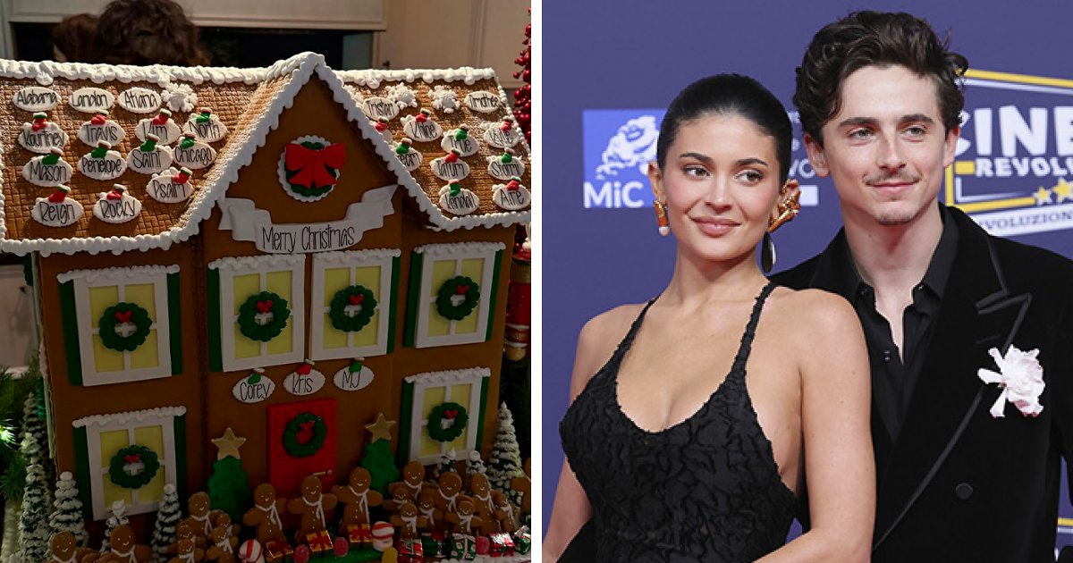 “Liar”: Kardashians’ Gingerbread House Fuels Wild Theories After Fans Question Men Included