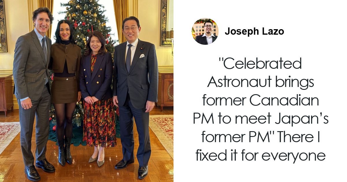 “Watching Her Try To Be Classy”: Justin Trudeau Takes Katy Perry On Meeting With Japan’s Ex-PM