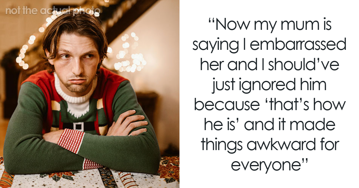 Guy Leaves Christmas Dinner Over Uncle’s Jokes, Mom Furious He “Embarrassed Her”