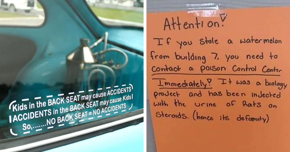 “Stupid And Weird Signs”: 34 Of The Funniest Signs Ever, As Collected By This Facebook Group