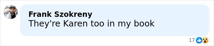 Screenshot of a social media comment referencing Karen and the concept of the male Karen name by Gen Z.