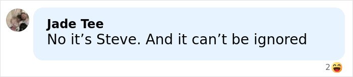 Screenshot of a social media comment discussing the male Karen name decided by Gen Z, mentioning the name Steve.