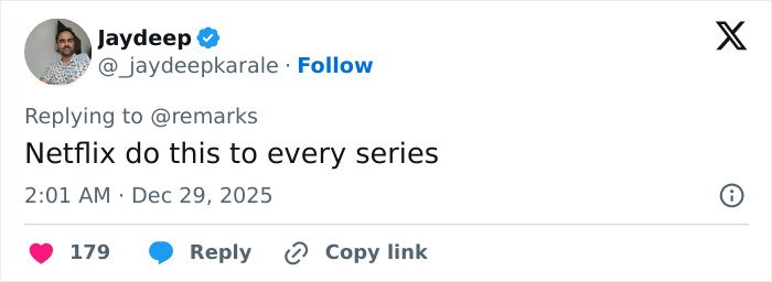 Screenshot of a tweet by Jaydeep responding to remarks about Noah Schnapp from Stranger Things.
