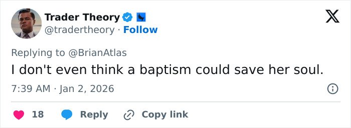 Tweet from a user commenting on an adult star who went viral for 1,000 men in 12 hours challenge after a baptism video.