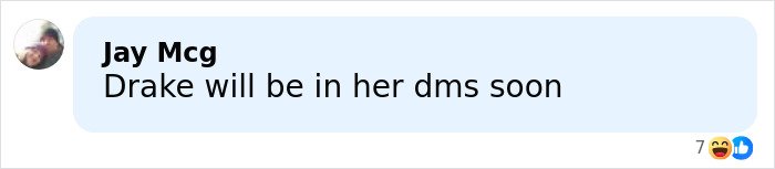 Screenshot of a social media comment under a teen influencer’s app debut post discussing her rising popularity.