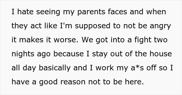 Teen expressing fear and anger living with a violent sister, struggling to have parents understand his feelings.