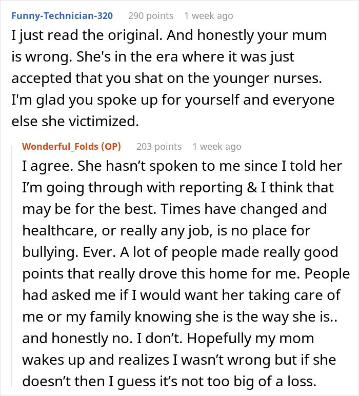 ALT text: Woman puts coworker on blast on social media, facing unexpected consequences after calling out workplace bullying.
