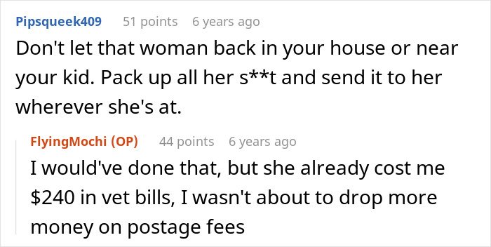 Reddit user warns against letting MIL back after poisoning family dog and verbally attacking woman, leading to her removal.