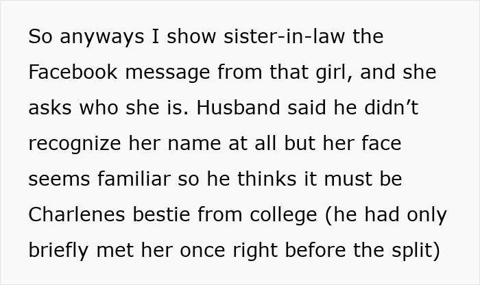 Text message conversation showing a woman discovering proof of husband cheating and encountering crazy ex-girlfriends.