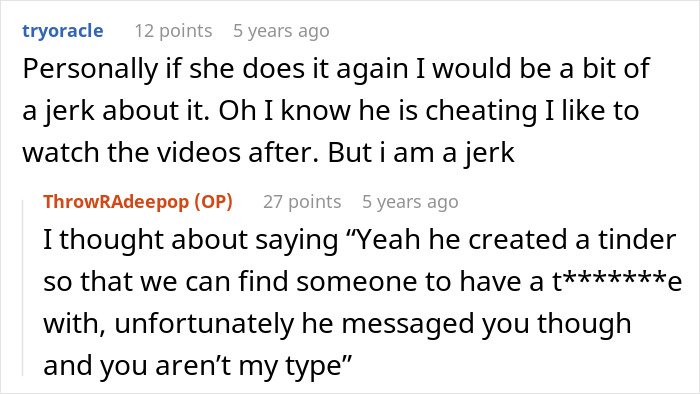Alt text: Woman receives proof of husband cheating and discovers how extreme ex-girlfriends can become in emotional situations.
