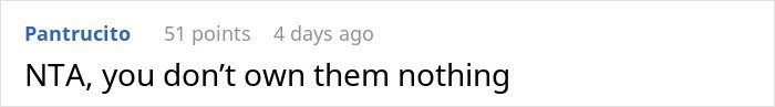 Comment on a forum post disagreeing, stating you don’t owe anything when emptying father’s estate will is useless.