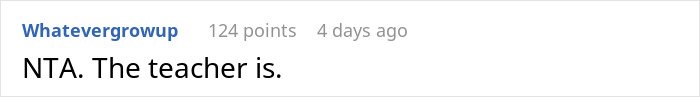 Screenshot of an online comment discussion about a teacher being corrected by a student and his dad sharing a fun fact.