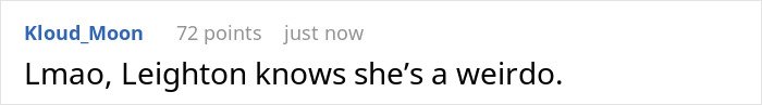 Screenshot of a social media comment mocking Ariana Grande, referencing Leighton Meester's red carpet interaction.
