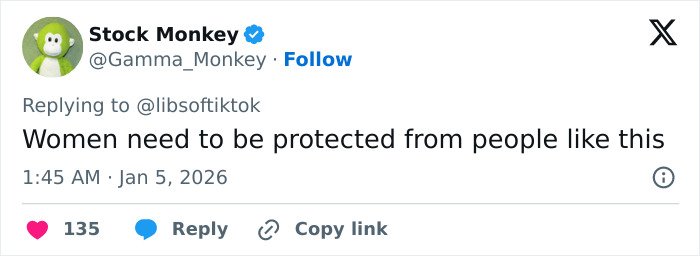 Tweet from Stock Monkey on gender outrage and transphobic comments related to Planet Fitness bathroom incident.