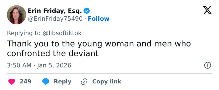 Screenshot of a tweet discussing the Planet Fitness bathroom incident and transphobic locker room policies controversy.