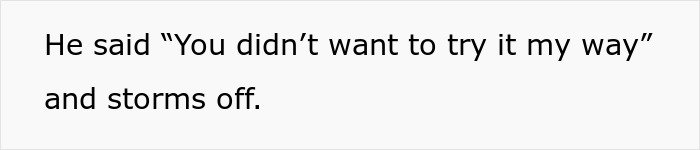 Text quote on plain white background about a woman ready to dump her boyfriend who feels emasculated when she fixes things.