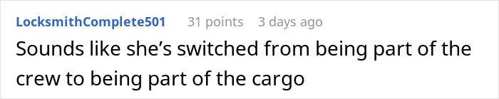 Reddit comment screenshot about relationship imbalance, man feels like his GF's ATM