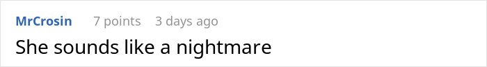 Reddit comment reading She sounds like a nightmare beneath a post about GF's ATM and marriage-for-security demands