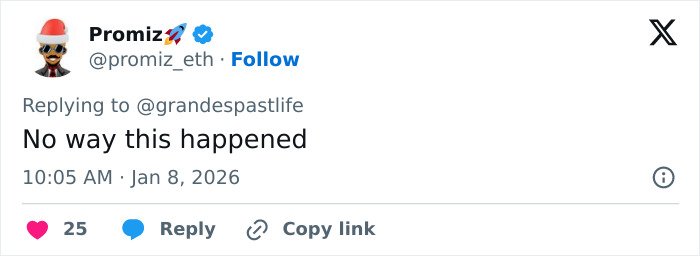 Screenshot of a social media reply reacting to Ariana Grande and Madonna's resurfaced performance, causing fan backlash.