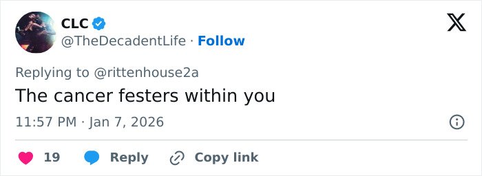 Screenshot of a tweet reacting to Kyle Rittenhouse’s response related to ICE slaying controversy in Minneapolis.