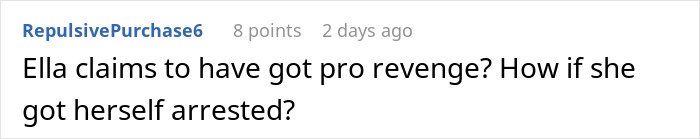 Comment on a forum discussing fiancée’s obsession with her bully ruining relationships and stalking behavior.