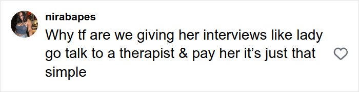 TikTok influencer comment criticizing interviews, suggesting therapy after admitting inappropriate act in couple’s home controversy.