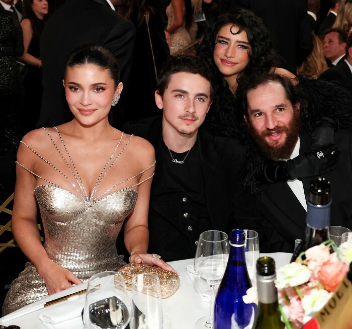 Kylie Jenner at Golden Globes event with Timothée Chalamet and other stars amid snub rumors
