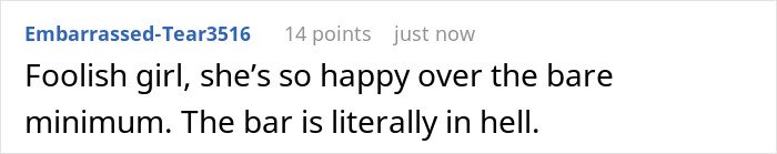 User comment text on a forum discussing reactions after Timothée Chalamet snubs Kylie Jenner at the Golden Globes.