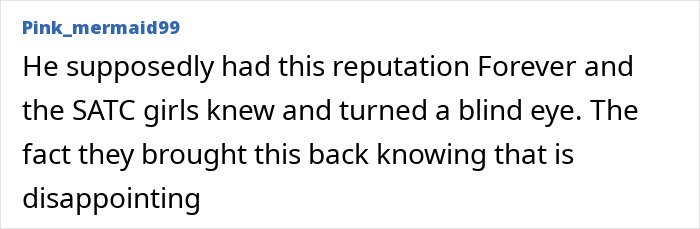 Comment from Chris Noth sparks viral reaction after Sarah Jessica Parker honored for her acting achievements.