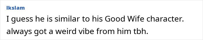 Comment about Chris Noth&rsquo;s bold statement after Sarah Jessica Parker&rsquo;s acting honor shared online.