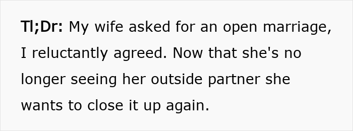 Couple discussing open marriage agreement where husband reluctantly consents to reconnect with wife's ex partner.