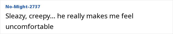 Screenshot of a comment expressing discomfort, related to Timothée Chalamet cutting Kylie Jenner out of Golden Globes post.