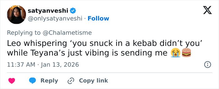 Screenshot of a tweet revealing a lip reader’s view on Leonardo DiCaprio’s viral sassy Golden Globes exchange.