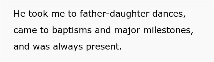 Text on image showing a personal story about a woman discovering she’s engaged to her first cousin after a surprising family event.