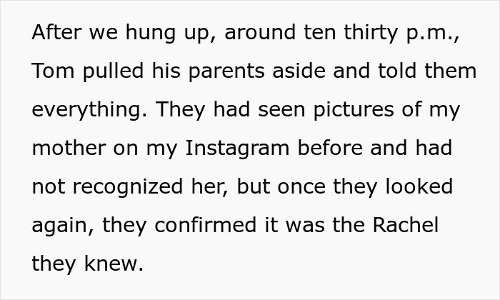 Text excerpt describing a woman who discovers she is engaged to her first cousin after a shocking family Christmas.