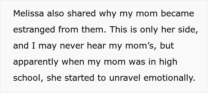 Text about a woman unraveling emotional family estrangement, related to woman engaged to her first cousin.