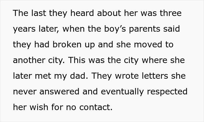 Text excerpt from a story about a woman who discovers she’s engaged to her first cousin after a shocking family Christmas event.