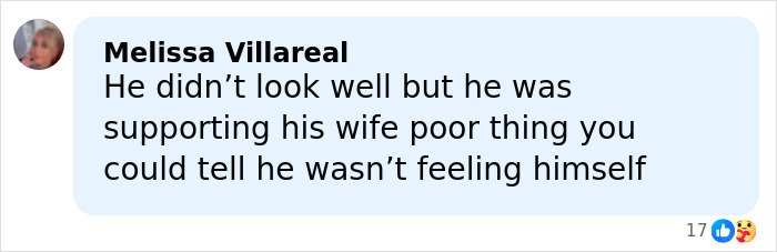 Comment expressing concern about Nick Jonas walking out of Golden Globes 2026, noting he wasn’t feeling well.
