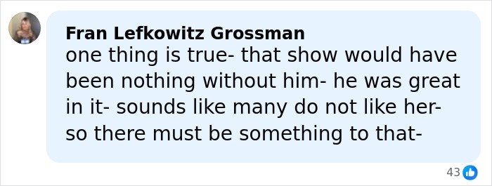 Comment by Fran Lefkowitz Grossman discussing Sarah Jessica Parker feud with Chris Noth and public reactions to their conflict.