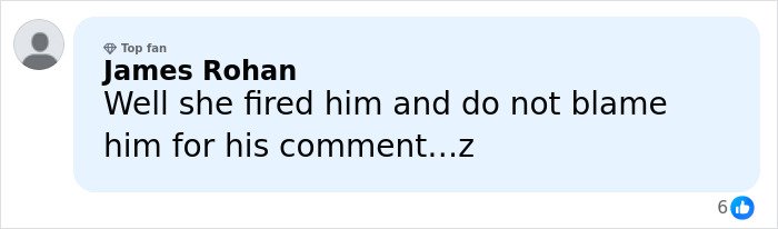 Comment from fan James Rohan responding to Chris Noth break silence after dig at Sarah Jessica Parker backlash.