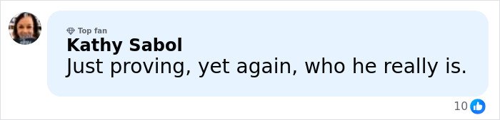Fan comment reacting to Chris Noth’s break silence after savage off the cuff dig at Sarah Jessica Parker backlash.