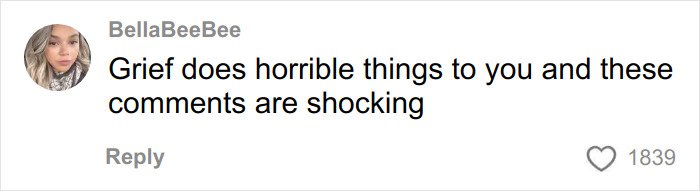 Screenshot of a social media comment expressing concern about Kelly Osbourne's health after her recent video.