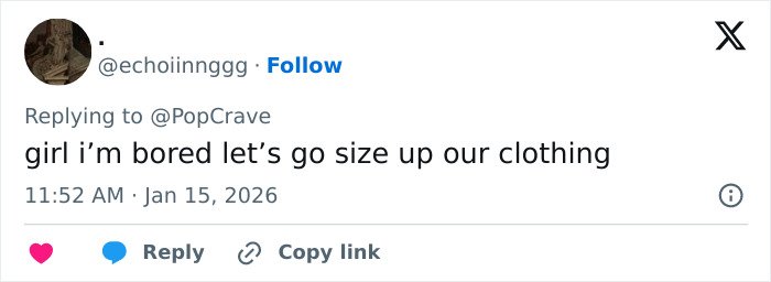 Social media post discussing Charli XCX braless photo dump that breaks the internet with racy images.