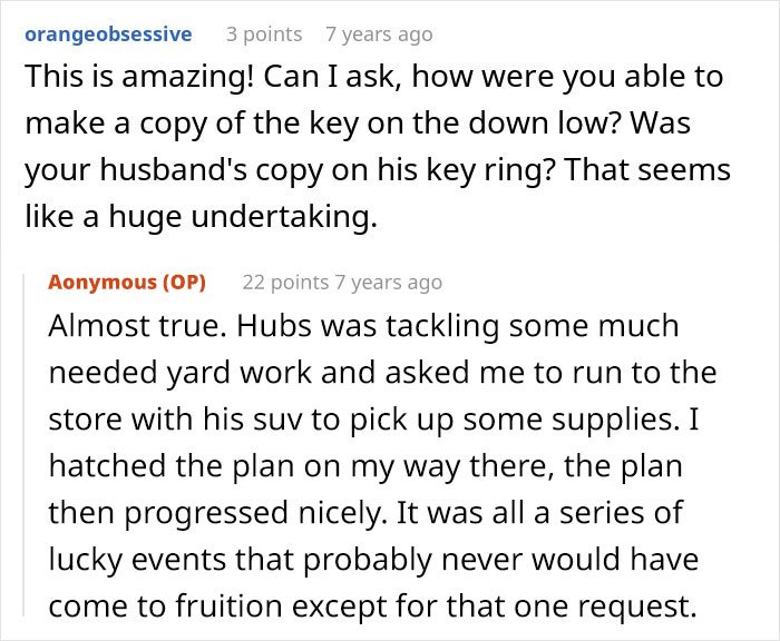 Reddit conversation about rearranging MIL’s furniture and playing the long game in MIL vs DIL conflict.